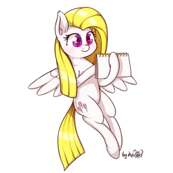 Size: 1920x1920 | Tagged: safe, artist:dsp2003, derpibooru import, surprise, pegasus, pony, female, kingdom hearts, namine, parody, simple background, smiling, solo, surprisamena, transparent background