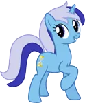 Size: 3001x3638 | Tagged: safe, artist:cloudyglow, artist:parclytaxel, derpibooru import, minuette, pony, unicorn, amending fences, high res, looking back, raised hoof, simple background, smiling, solo, transparent background, vector