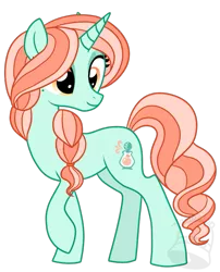 Size: 565x700 | Tagged: safe, artist:tambelon, derpibooru import, oc, oc:peach perfume, unofficial characters only, pony, unicorn, female, mare, solo