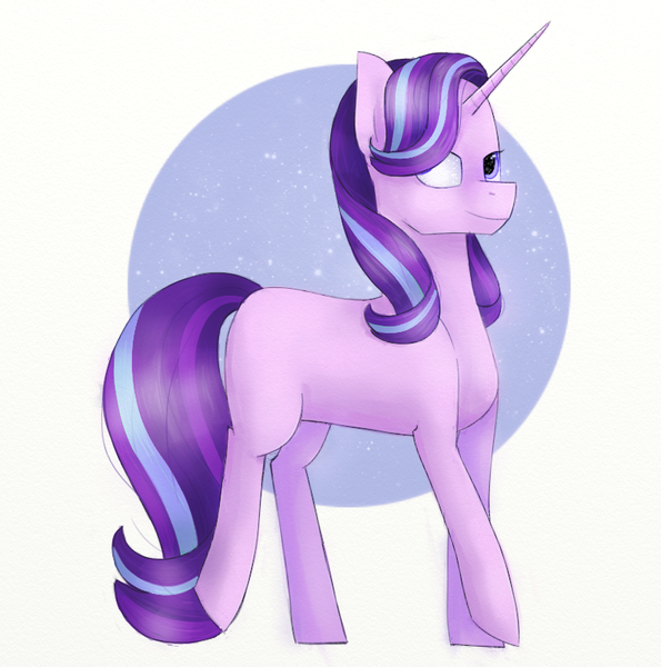 Size: 776x783 | Tagged: artist:amber flicker, derpibooru import, safe, simple background, solo, starlight glimmer, stars