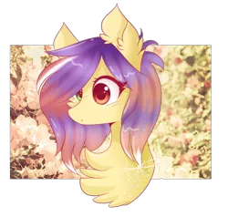 Size: 820x782 | Tagged: safe, artist:derp-berry, derpibooru import, oc, unofficial characters only, earth pony, pony, bust, chest fluff, female, heterochromia, mare, portrait, simple background, solo, transparent background