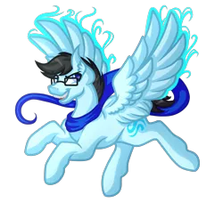 Size: 3426x3129 | Tagged: safe, artist:amazing-artsong, derpibooru import, ponified, pegasus, pony, clothes, high res, homestuck, john egbert, male, scarf, simple background, solo, stallion, transparent background