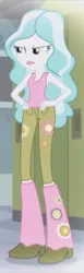 Size: 191x617 | Tagged: safe, derpibooru import, screencap, paisley, equestria girls, my past is not today, rainbow rocks, angry, boots, cropped, hand on hip, high heel boots, lockers, solo