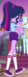 Size: 188x510 | Tagged: safe, derpibooru import, screencap, lyra heartstrings, sci-twi, starlight, twilight sparkle, equestria girls, legend of everfree, converse, cropped, lantern, rear view, shoes, sneakers