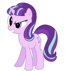 Size: 570x616 | Tagged: safe, artist:derphed, derpibooru import, starlight glimmer, pony, unicorn, .svg available, gritted teeth, simple background, solo, svg, transparent background, vector