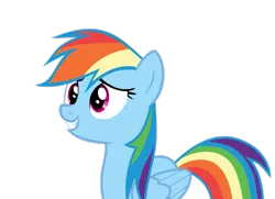 Size: 1051x759 | Tagged: safe, artist:missbeigepony, derpibooru import, rainbow dash, pegasus, pony, .svg available, simple background, smiling, solo, transparent background, vector