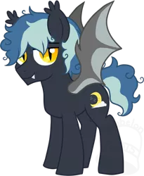 Size: 574x700 | Tagged: safe, artist:tambelon, derpibooru import, oc, oc:sweet slumber, unofficial characters only, bat pony, pony, male, solo, stallion