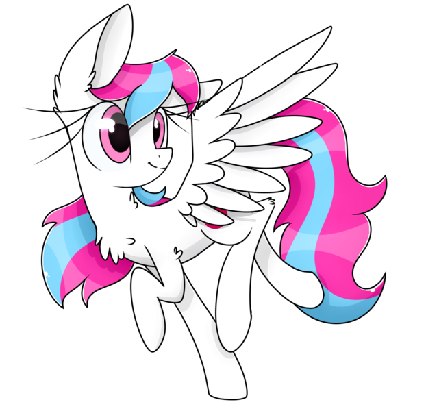 Size: 1355x1307 | Tagged: safe, artist:derp-berry, derpibooru import, oc, oc:pink candy, unofficial characters only, pegasus, pony, female, mare, raised hoof, simple background, solo, spread wings, transparent background