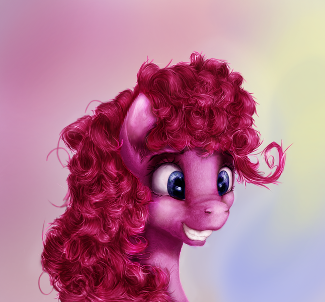 Size: 1280x1188 | Tagged: safe, artist:box-without-stuff, artist:feng-shui1301, derpibooru import, pinkie pie, detailed, realistic, smiling, solo