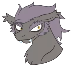 Size: 4000x3517 | Tagged: safe, artist:showtimeandcoal, derpibooru import, oc, oc:vladimir nachts, unofficial characters only, bat, bat pony, pony, bust, digital, digital art, eyebrows, fangs, male, portrait, scruffy, sideburns, simple background, solo, stallion, transparent background, vector, vlad