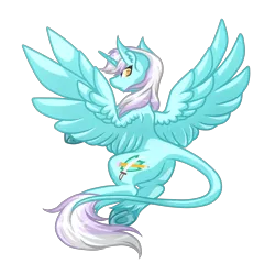 Size: 5000x5000 | Tagged: safe, artist:amazing-artsong, derpibooru import, oc, oc:windblade, unofficial characters only, alicorn, pony, absurd resolution, alicorn oc, colored pupils, female, long tail, looking back, mare, simple background, solo, spread wings, transparent background