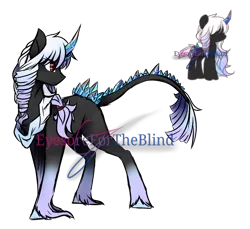 Size: 6000x5500 | Tagged: safe, artist:eyesorefortheblind, deleted from derpibooru, derpibooru import, oc, oc:topaz myth, unofficial characters only, crystal pony, pony, unicorn, absurd resolution, crystal, crystal horn, solo, watermark