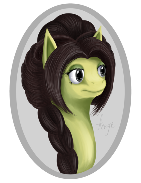 Size: 868x1124 | Tagged: safe, artist:hengebellika, derpibooru import, oc, oc:henge, unofficial characters only, earth pony, pony, bust, female, mare, portrait, solo