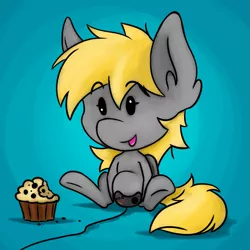 Size: 1281x1281 | Tagged: safe, artist:theomegaridley, derpibooru import, derpy hooves, pegasus, pony, chibi, controller, cute, food, genesis, mega drive, megadrive, muffin, sega, sega genesis, sega mega drive, sega megadrive, solo