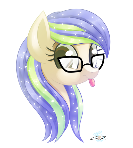 Size: 1280x1424 | Tagged: safe, artist:iheartjapan789, derpibooru import, oc, oc:madeline, unofficial characters only, pony, bust, female, mare, portrait, simple background, solo, tongue out, transparent background