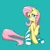 Size: 1000x1000 | Tagged: safe, artist:zeplich, banned from derpibooru, deleted from derpibooru, derpibooru import, fluttershy, blushing, clothes, cute, image, looking at you, png, shyabetes, simple background, sitting, socks, solo, striped socks