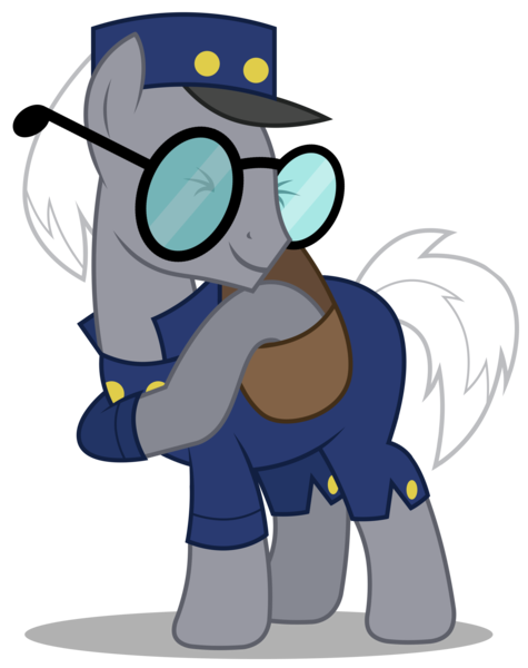 Size: 2376x3000 | Tagged: safe, artist:brony-works, derpibooru import, mr. zippy, pony, high res, mailpony, saddle bag, simple background, solo, transparent background, vector