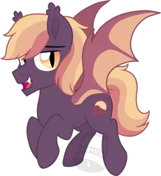 Size: 645x700 | Tagged: safe, artist:tambelon, derpibooru import, oc, oc:dreamy daze, unofficial characters only, bat pony, pony, male, solo, stallion, watermark