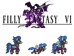 Size: 250x190 | Tagged: artist:rydelfox, clothes, costume, derpibooru import, descent, filly fantasy vi, nightshade, pixel art, safe, shadowbolts, shadowbolts costume, sprite