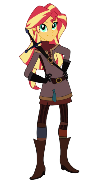 Size: 1970x4079 | Tagged: safe, artist:renthegodofhumor, derpibooru import, sunset shimmer, equestria girls, absurd resolution, cassandra, clothes, crossover, disney, female, simple background, solo, tangled (disney), tangled: before ever after, transparent background