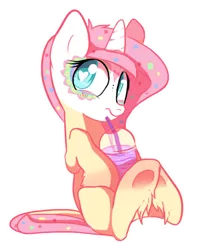 Size: 504x638 | Tagged: safe, artist:sorasku, derpibooru import, oc, oc:sugar skull, unofficial characters only, pony, unicorn, colored pupils, female, heart eyes, juice, mare, simple background, solo, transparent background, wingding eyes