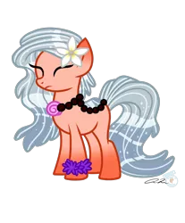 Size: 1060x1280 | Tagged: safe, artist:iheartjapan789, derpibooru import, oc, oc:island tide, unofficial characters only, original species, pond pony, pony, eyes closed, female, mare, simple background, solo, transparent background