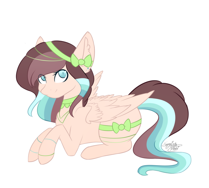 Size: 5000x4500 | Tagged: safe, artist:squishkitti, derpibooru import, oc, oc:lola, unofficial characters only, pegasus, pony, absurd resolution, female, mare, simple background, solo, transparent background