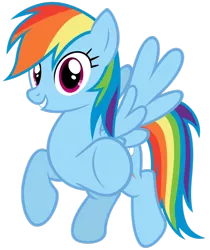 Size: 820x974 | Tagged: safe, artist:mrlolcats17, derpibooru import, rainbow dash, pegasus, pony, .psd available, pointing, simple background, smiling, solo, transparent background, vector