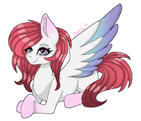 Size: 454x392 | Tagged: safe, artist:biskhuit, derpibooru import, oc, oc:lea, unofficial characters only, pegasus, pony, female, mare, prone, simple background, solo, transparent background