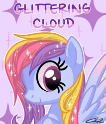 Size: 1700x2000 | Tagged: safe, artist:iheartjapan789, derpibooru import, oc, oc:glittering cloud, unofficial characters only, pegasus, pony, female, mare, solo