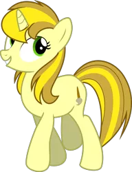 Size: 1673x2174 | Tagged: safe, artist:limedreaming, derpibooru import, oc, oc:yellow star, unofficial characters only, pony, unicorn, female, mare, simple background, solo, transparent background, walking