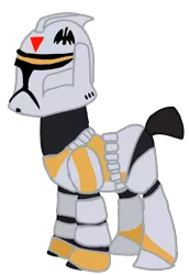 Size: 497x722 | Tagged: safe, artist:ripped-ntripps, derpibooru import, ponified, pony, clone, clone trooper, clone wars, simple background, solo, star wars, transparent background