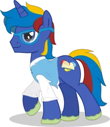 Size: 2311x2647 | Tagged: safe, artist:adog0718, derpibooru import, oc, oc:astral mythos, unofficial characters only, pony, unicorn, cutie mark, glasses, redesign, simple background, transparent background, vector