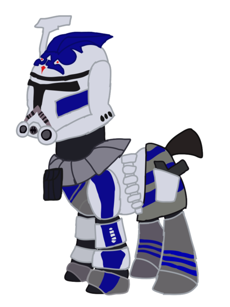 Size: 768x1024 | Tagged: safe, artist:ripped-ntripps, derpibooru import, ponified, pony, arc trooper, armor, clone, clone trooper, clone wars, simple background, solo, star wars, transparent background