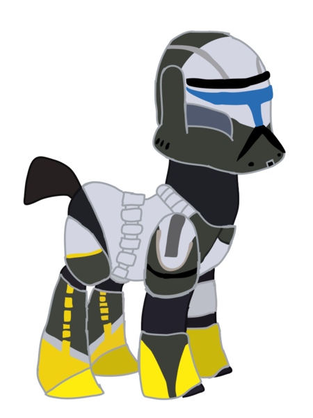 Size: 768x1024 | Tagged: safe, artist:ripped-ntripps, derpibooru import, ponified, pony, armor, clone, clone trooper, clone wars, republic commando, simple background, solo, star wars, transparent background