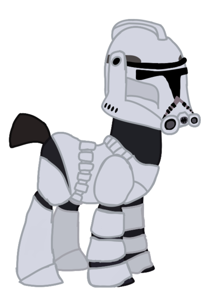 Size: 497x722 | Tagged: safe, artist:ripped-ntripps, derpibooru import, ponified, pony, armor, clone, clone trooper, clone wars, simple background, solo, star wars, transparent background