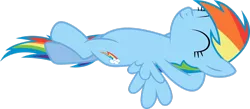 Size: 1280x557 | Tagged: safe, artist:dipi11, derpibooru import, rainbow dash, pegasus, pony, rainbow falls, .ai available, relaxing, simple background, smiling, solo, transparent background, vector