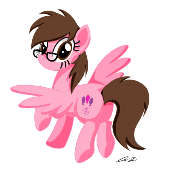 Size: 1180x1162 | Tagged: safe, artist:iheartjapan789, derpibooru import, oc, oc:sparkle bliss, unofficial characters only, pegasus, pony, female, glasses, looking back, mare, simple background, solo, transparent background