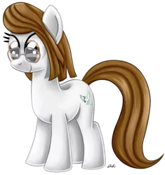 Size: 695x740 | Tagged: safe, artist:iheartjapan789, derpibooru import, oc, oc:white dove, unofficial characters only, earth pony, pony, female, glasses, mare, simple background, solo, transparent background