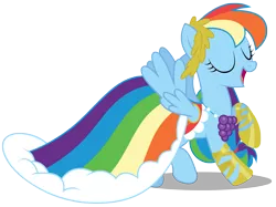 Size: 4007x3000 | Tagged: safe, artist:brony-works, derpibooru import, rainbow dash, pegasus, pony, the best night ever, absurd resolution, clothes, dress, gala dress, open mouth, simple background, solo, transparent background, vector