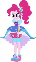 Size: 367x619 | Tagged: safe, artist:ra1nb0wk1tty, derpibooru import, pinkie pie, equestria girls, legend of everfree, clothes, dress, simple background, solo, white background