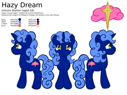 Size: 1280x960 | Tagged: safe, artist:cybersquirrel, derpibooru import, oc, oc:hazy dream, unofficial characters only, pony, unicorn, male, reference sheet, solo, stallion