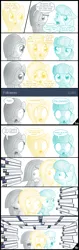 Size: 1207x3824 | Tagged: adorable distress, artist:thealjavis, ask the shy-tri, cocobetes, coco pommel, cute, derpibooru import, dialogue, floppy ears, fluttershy, hiatus, marblebetes, marble pie, open mouth, overwhelmed, safe, shrunken pupils, simple background, smiling, speech bubble, the council of shy ponies, trio, tumblr, unsure, wavy mouth, white background, wide eyes