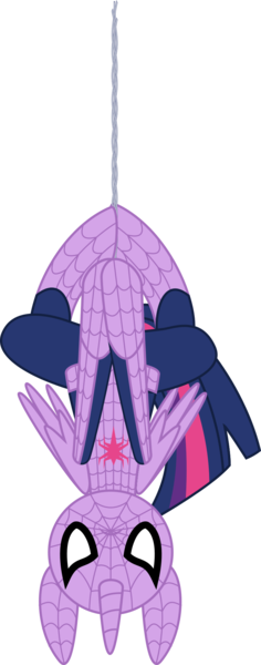 Size: 750x1908 | Tagged: safe, artist:bloodorangepancakes, artist:dalekolt, derpibooru import, twilight sparkle, twilight sparkle (alicorn), alicorn, pony, simple background, solo, spider-man, transparent background