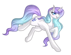 Size: 4297x3353 | Tagged: safe, artist:amazing-artsong, derpibooru import, oc, oc:icy crystal, unofficial characters only, pony, unicorn, absurd resolution, female, mare, raised hoof, running, simple background, solo, transparent background