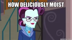 Size: 600x337 | Tagged: safe, derpibooru import, edit, edited screencap, screencap, principal abacus cinch, equestria girls, friendship games, dirty cinch macros, image macro, meme, recess, solo