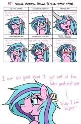 Size: 1600x2453 | Tagged: artist:hummingway, blushing, derpibooru import, dialogue, doing loving things, happy, meme, oc, oc:swirly shells, safe, unofficial characters only