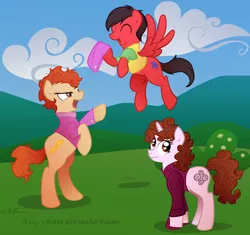 Size: 536x504 | Tagged: safe, artist:lissystrata, derpibooru import, ponified, pony, adric, doctor who, nyssa, tegan jovanka