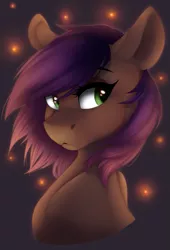 Size: 653x963 | Tagged: safe, artist:silentwulv, derpibooru import, oc, oc:evening howler, unofficial characters only, pegasus, pony, bust, female, mare, portrait, solo