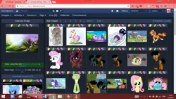 Size: 1366x768 | Tagged: safe, derpibooru import, screencap, fluttershy, king sombra, limestone pie, marble pie, maud pie, pinkie pie, rarity, trixie, twilight sparkle, twinkleshine, oc, oc:comment, oc:downvote, oc:favourite, oc:upvote, ponified, pony, derpibooru, pony town, equestria girls, legend of everfree, derpibooru ponified, g3, geode of shielding, google chrome, legs, madame pinkie, magical geodes, make a new friend every day, meme, meta, meta:suggestive, pictures of legs, windows, windows 8, windows 8.1